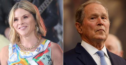 Photo of Jenna Bush Hager and George W. Bush