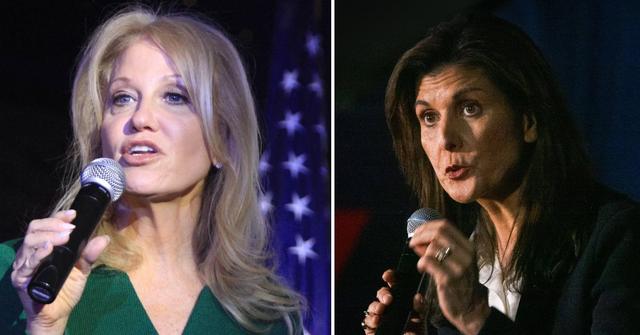 kellyanne conway slammed hypocrite nikki haley election denier pp