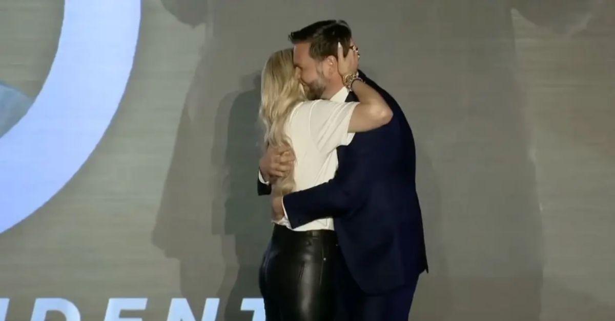 image of The pair's hug sparked a debate about their relationship. 