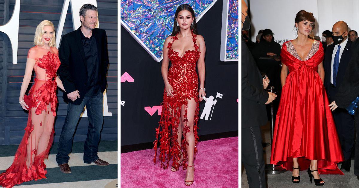 Ladies in Red! Gwen Stefani, Selena Gomez and 14 Other Celebrities Who Pulled Off the Popular Color