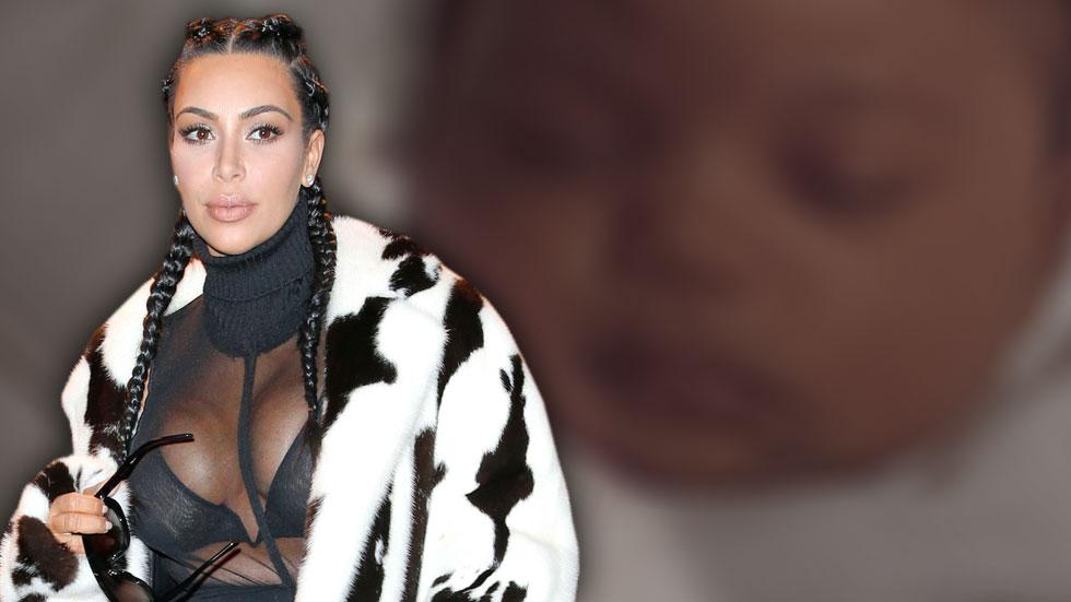 first photos of baby saint west