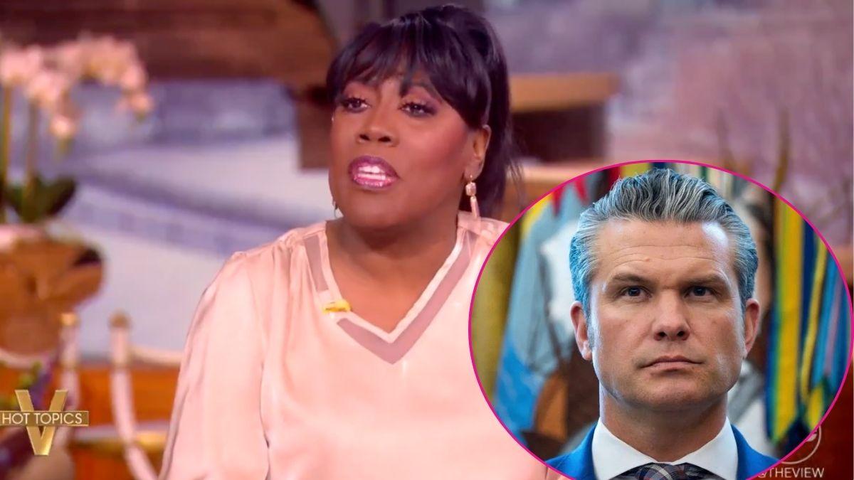 Composite photo of Sheryl Underwood and Pete Hegseth