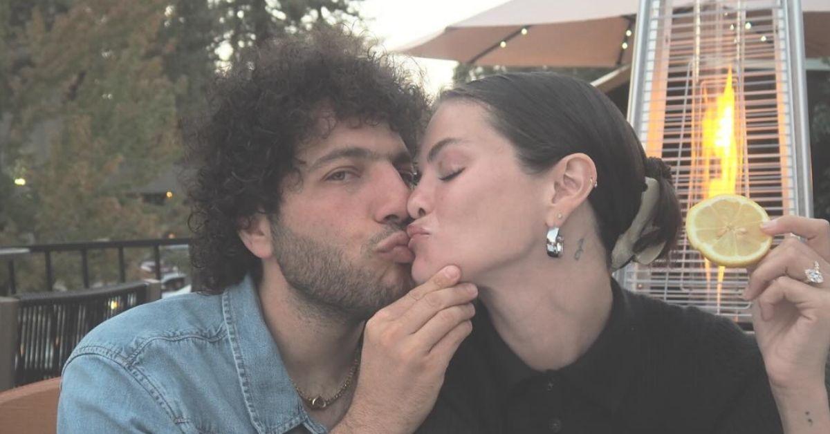 image of The singer shared romantic photos with Benny Blanco.