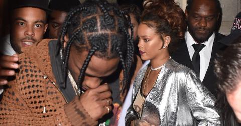 Rihanna travis scott clubbing paris together