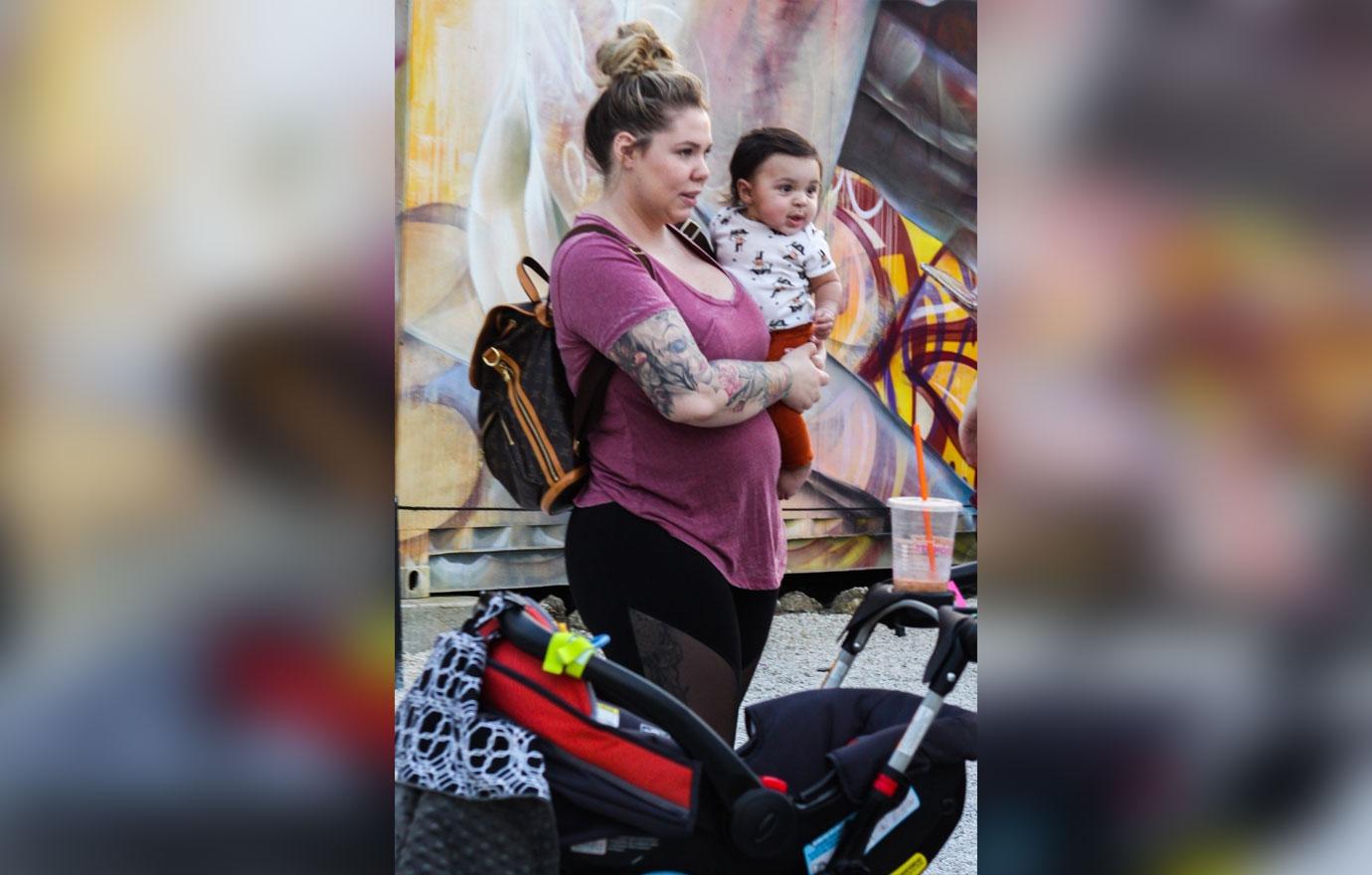 *EXCLUSIVE* Kailyn Lowry spends the day out with her son Lux Russell