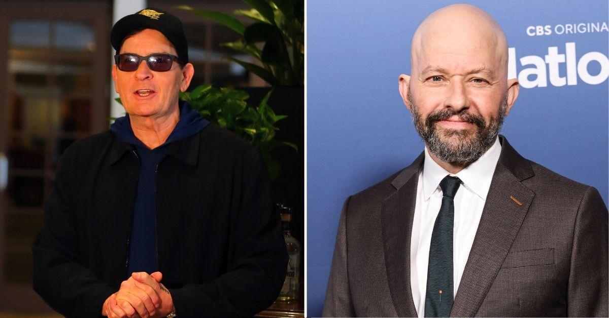 Composite Photos of Charlie Sheen and Jon Cryer