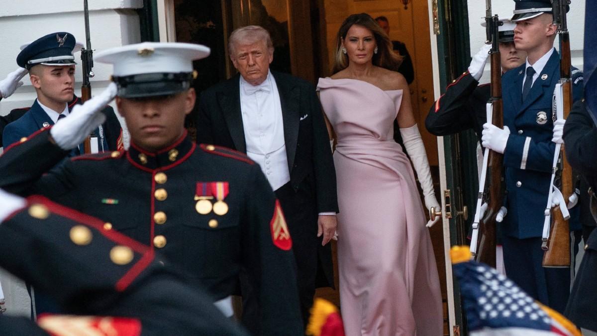 image of The pair had an awkward interaction at an event. 