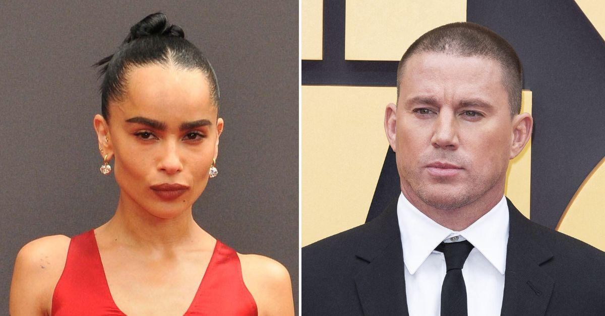 Composite photo of Zoë Kravitz and Channing Tatum.