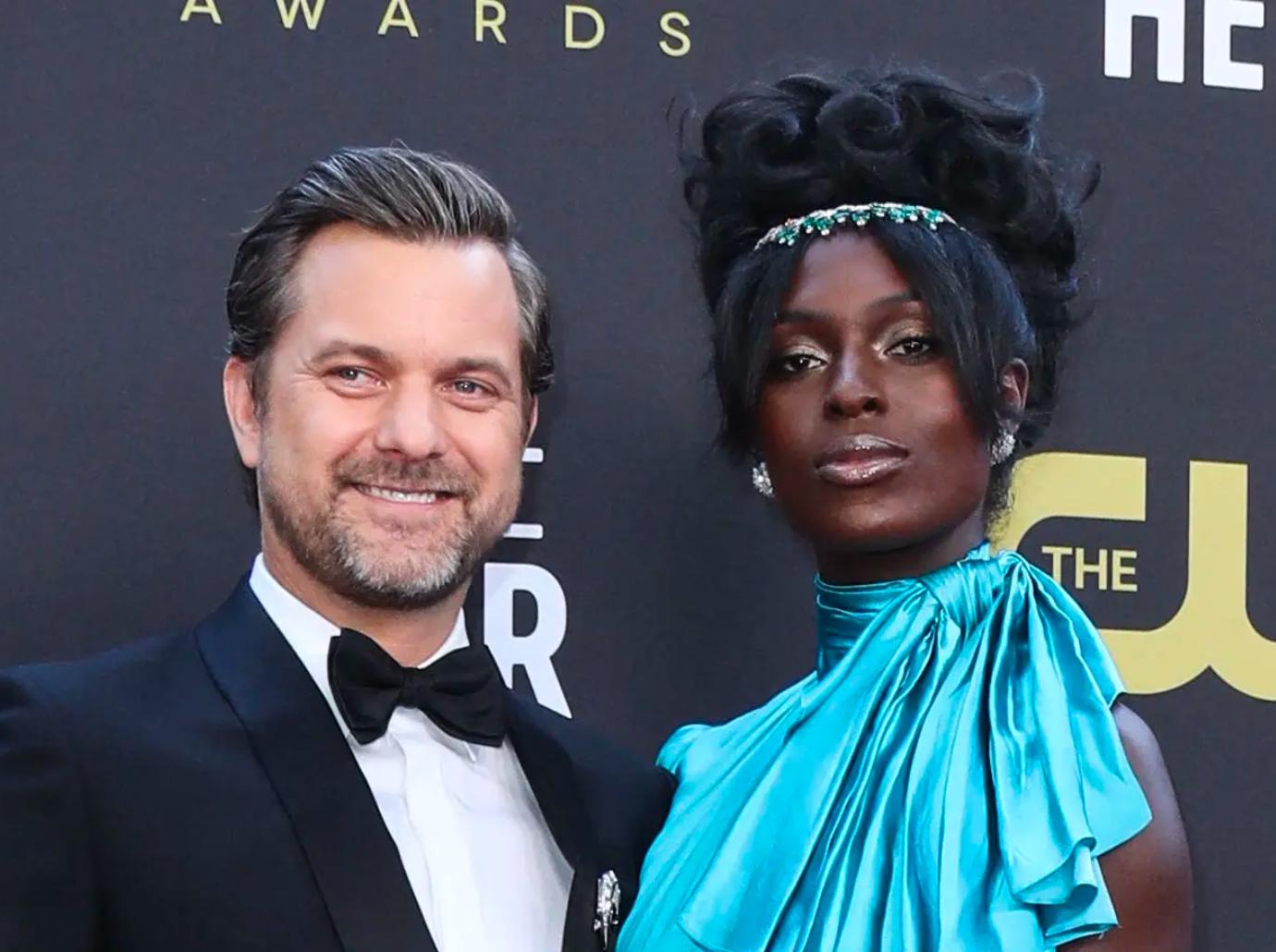 Joshua Jackson Kisses Pregnant Jodie Turner-Smith Ahead of Due Date