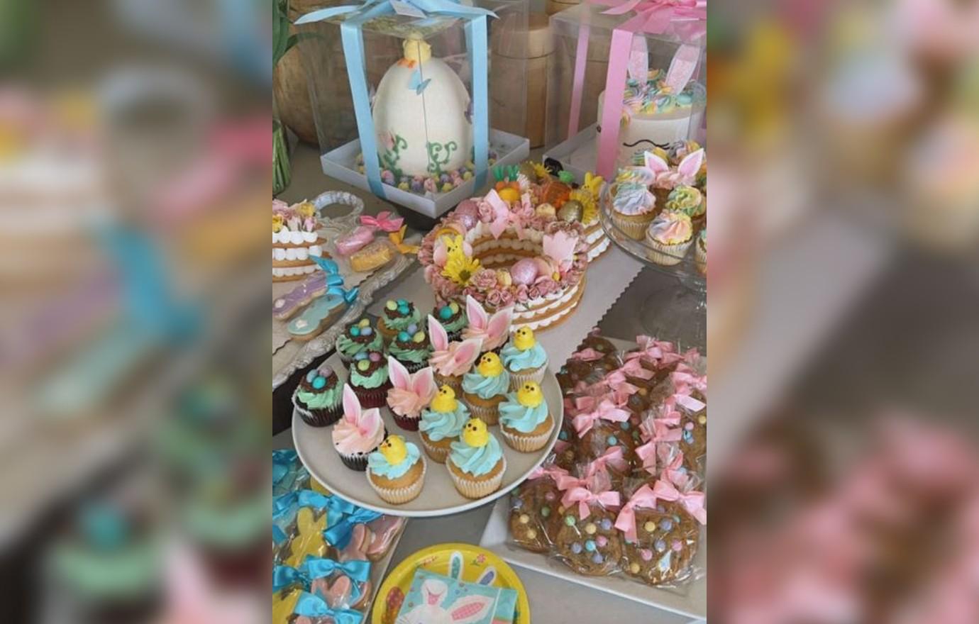 inside kardashians lavish easter photos