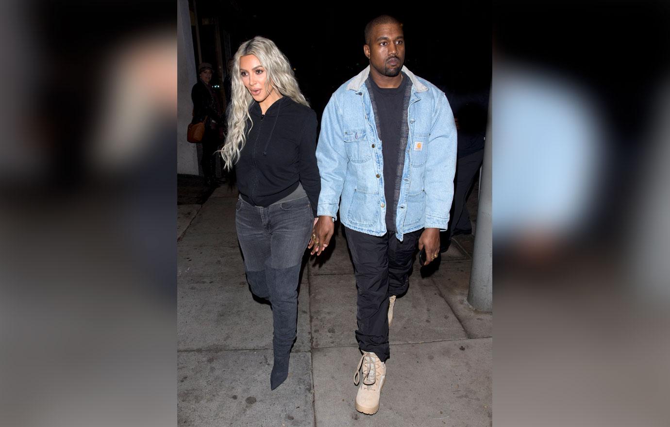 Kim Kardashian, Kanye West arrives at Craig&#8217;s