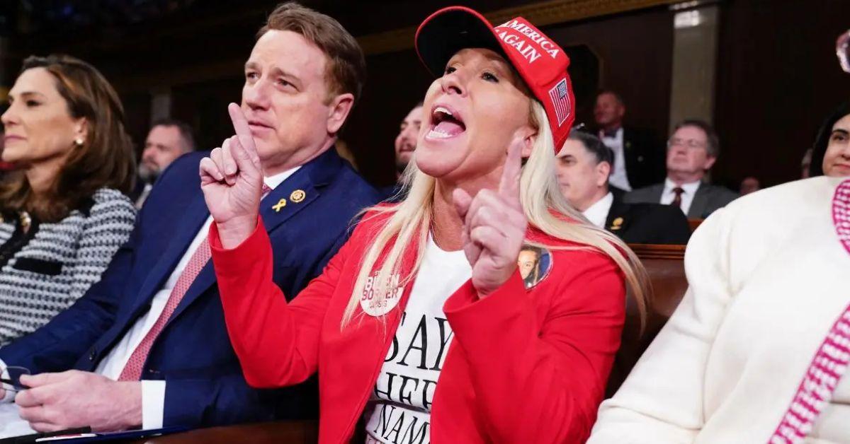 image of Marjorie Taylor Greene said she would be calling her attorney following the accusations.