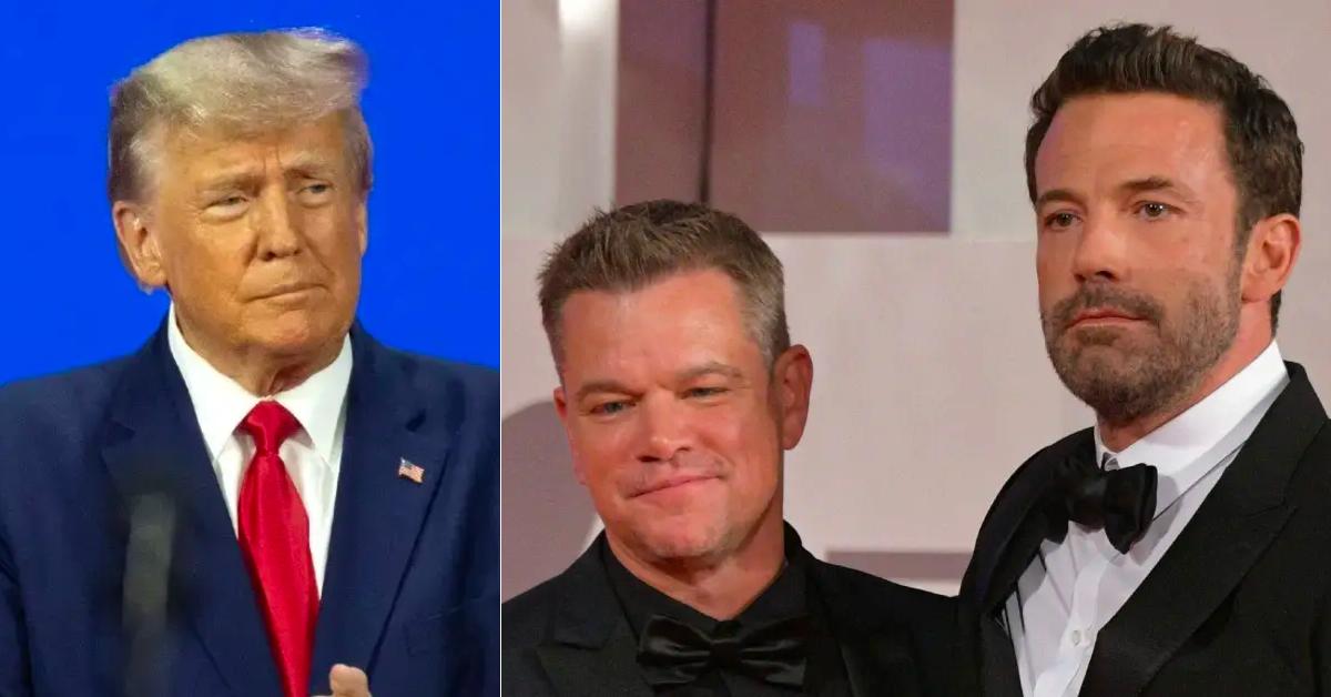 ben affleck matt damon donald trump air campaign video