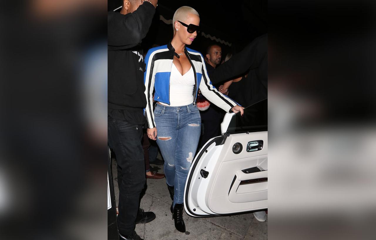 [PICS] Amber Rose Creates Serious Body Envy In Her Hot Leather Getup