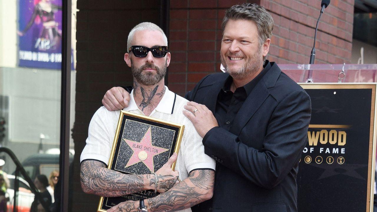 Photo of Adam Levine and Blake Shelton