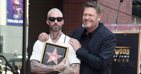 Photo of Adam Levine and Blake Shelton