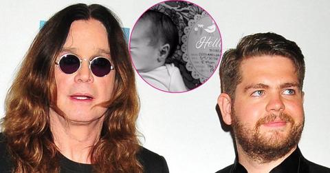 Composite photo of Ozzy Osbourne, Jack Osbourne and baby Ozzy.