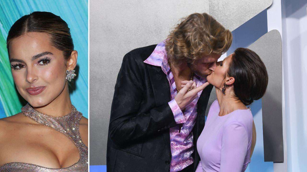 Split of Addison Rae; Yung Gravy and Sheri Easterling.