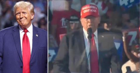 Composite photo of Donald Trump.