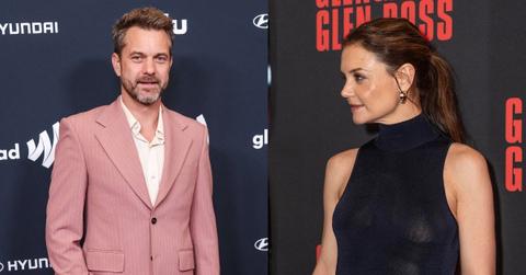 Composite photo of Joshua Jackson and Katie Holmes