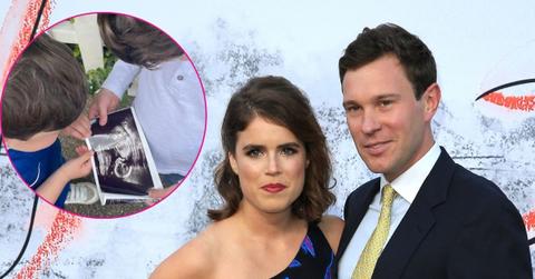 Composite photo of Princess Eugenie, Jack Brooksbank and their sons.