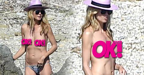 Heidi Klum Topless Bikini France