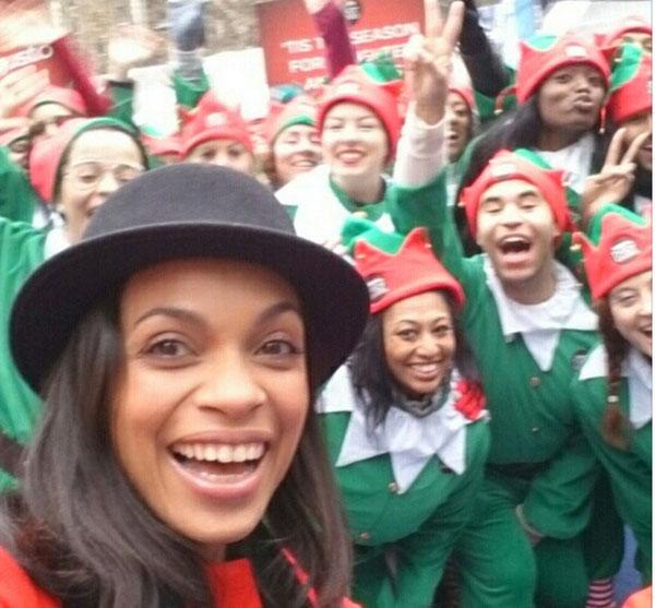 Rosario Dawson and the Elfie