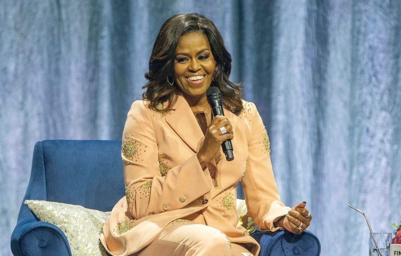 michelle obama smile