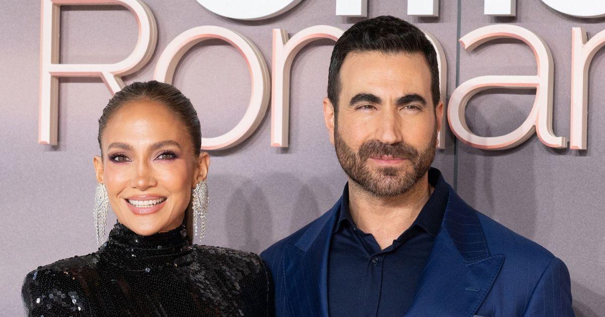 image of Jennifer Lopez was seen adjusting her bikini and joking about getting sand on herself.