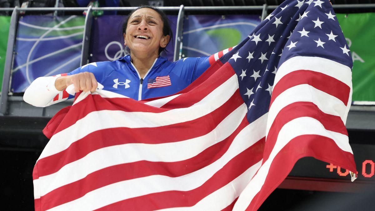 Image of Elana Meyers Taylor balanced career and motherhood as she showed dedication both on the track and at home.