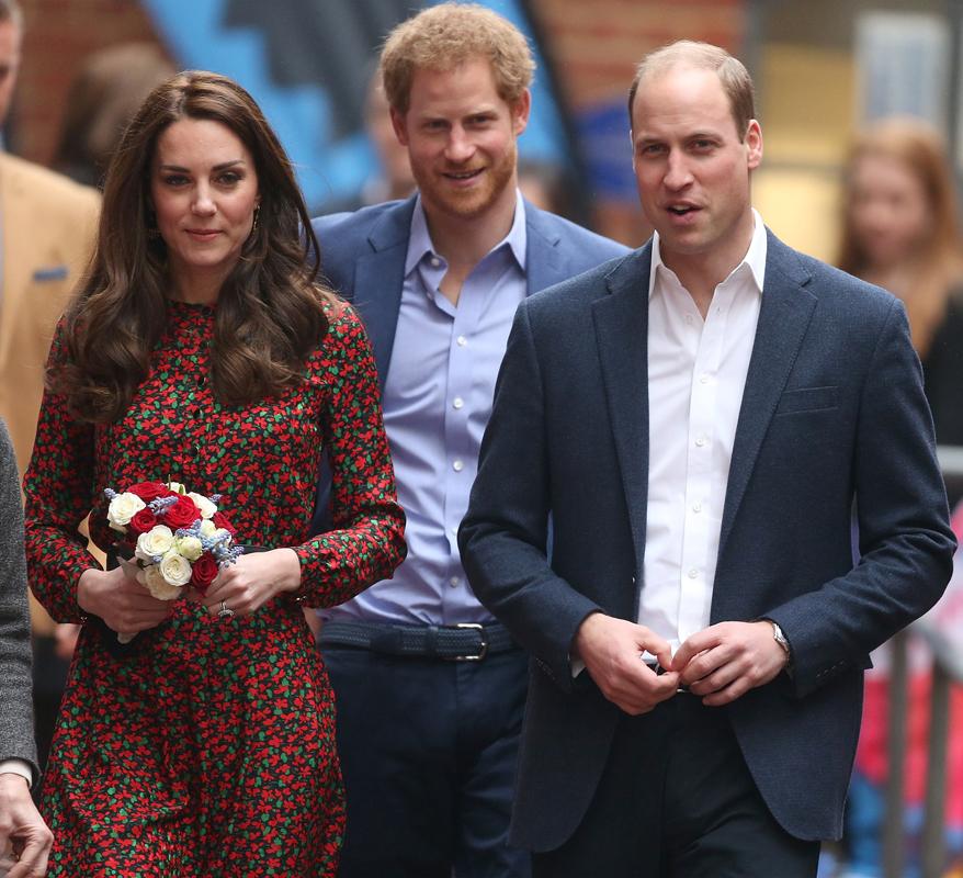 The Duke And Duchess Of Cambridge &amp; Prince Harry Attend The Mix Christmas Party