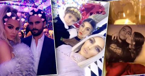 Kardashian christmas celebration details scott younes ok pp