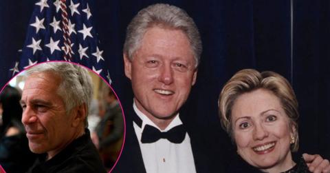 Composite photo of Jeffrey Epstein, Bill Clinton and Hillary Clinton