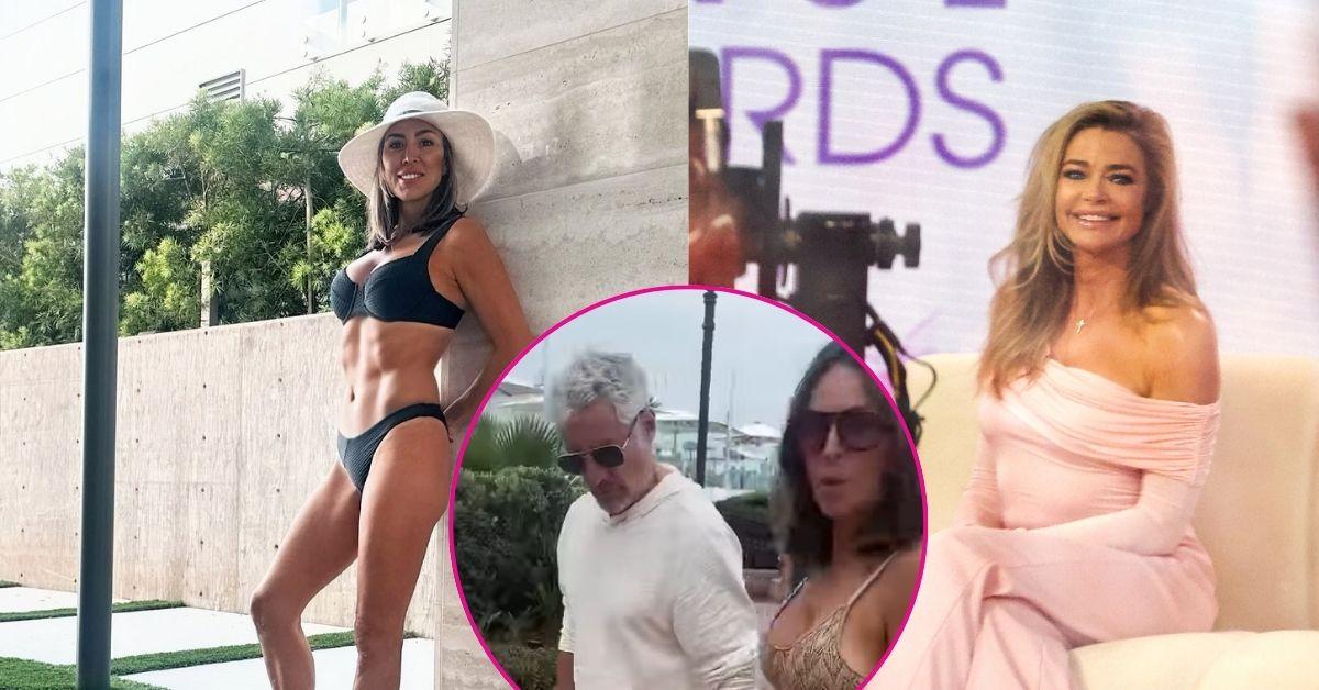 Composite Photos of Kelly Dodd, Rick Leventhal and Denise Richards