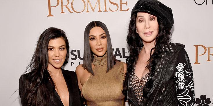 Cher Kim Kourtney Kardashian Promise Film Photos Long