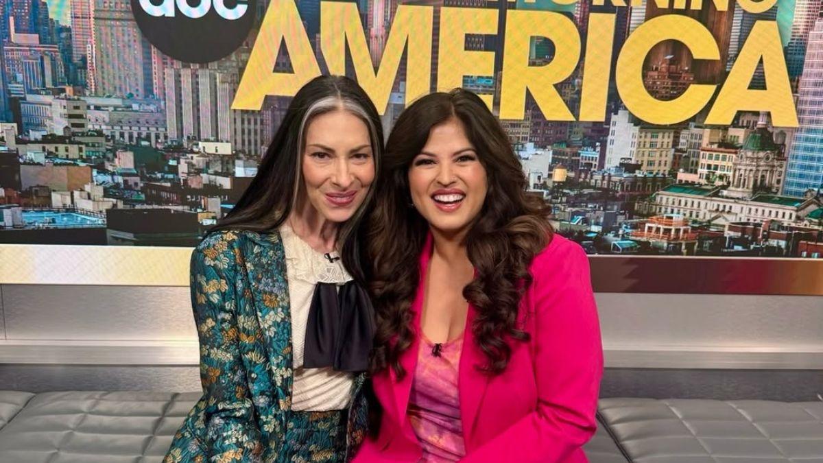 image of Stacy London pictured with Nitika Chopra, founder of Chronicon for AbbVie’s PSO Done Campaign.