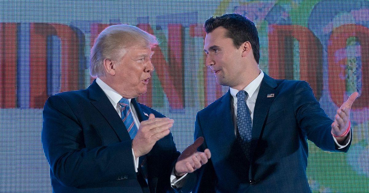 image of The president said 'major investigations' are in progress after Charlie Kirk's murder.