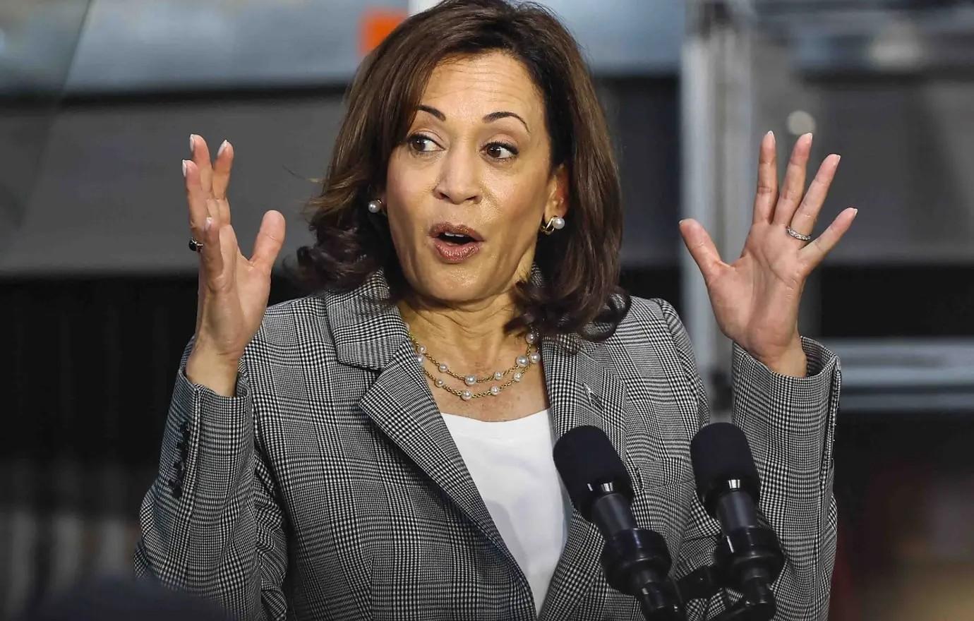 Kamala Harris Slammed For Saying Joe Biden Is Still 'Very Much Alive'