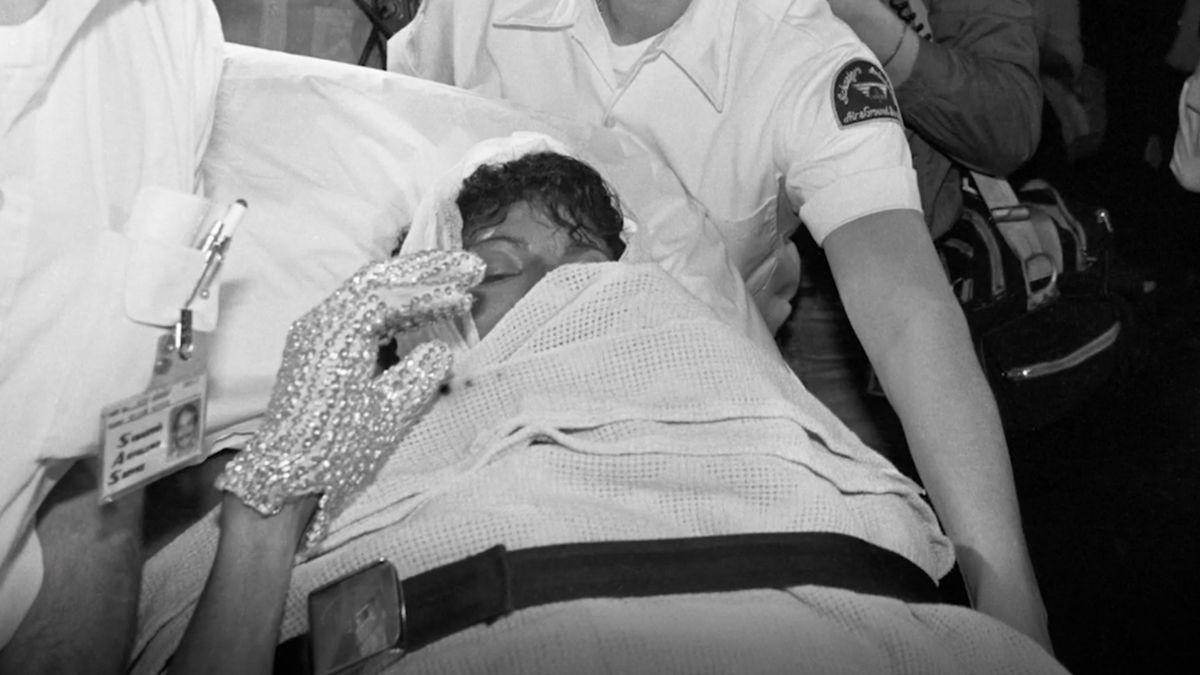 Image of The January 1984 commercial accident caused Michael Jackson’s long-term reliance on prescription painkillers.