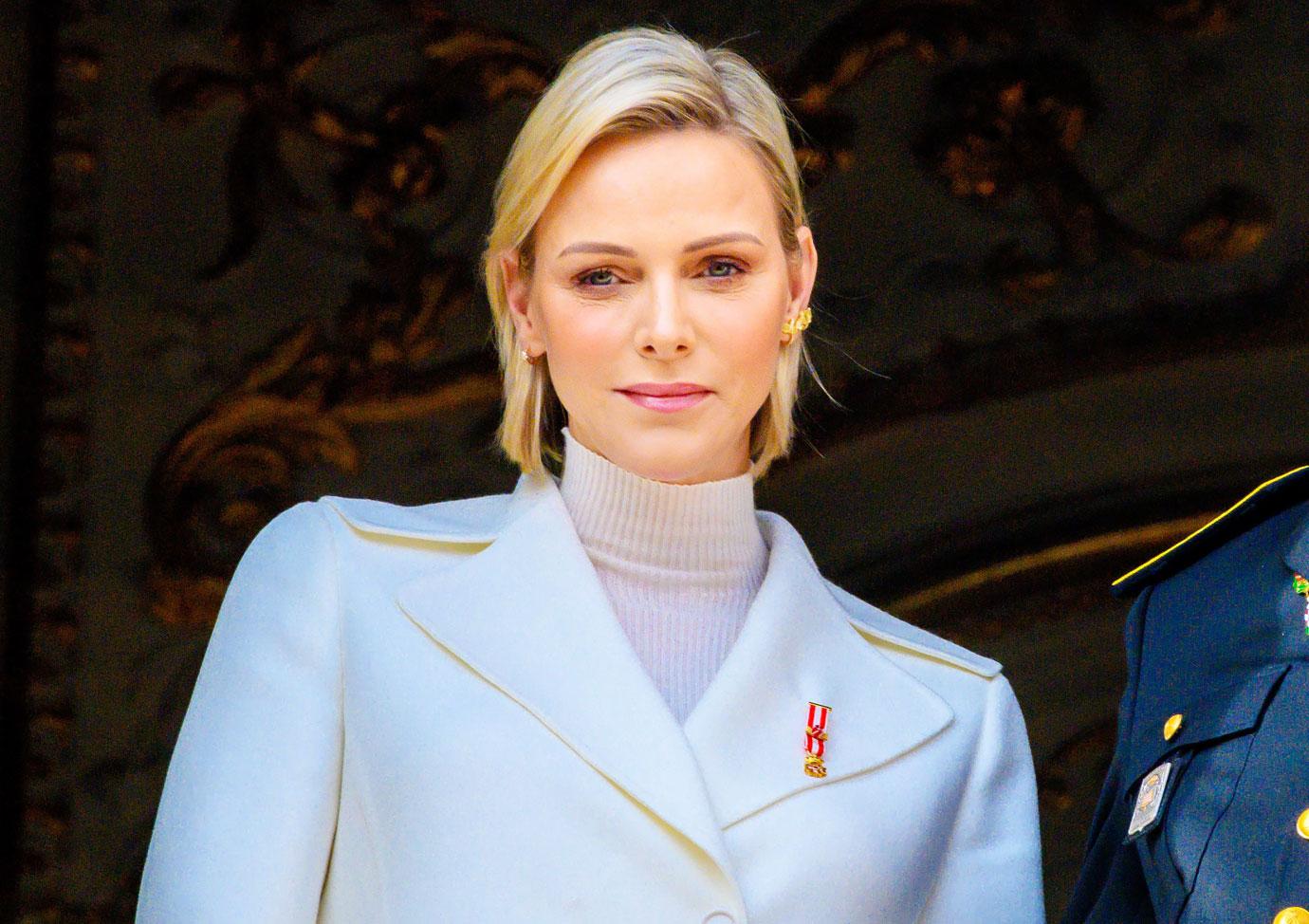 palace downplaying princess charlene of monaco illness almost died surgery africa ok