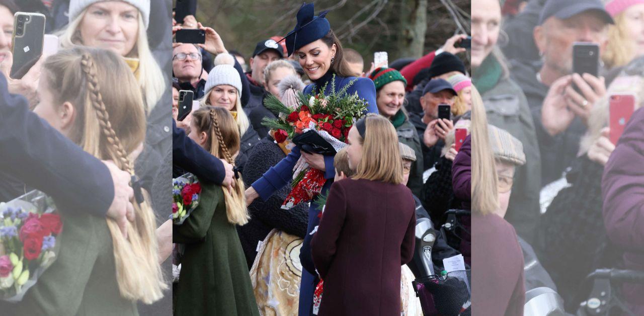 royal family put on united front christmas walk without sussexes