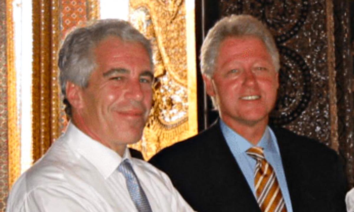 Bill Clinton ,Jeffrey Epstein. 
