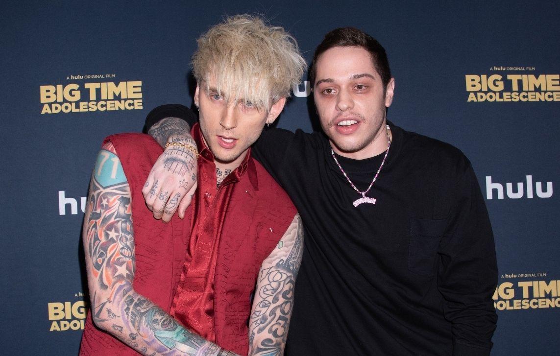 machine gun kelly all for pete davidson kim kardashian relationship