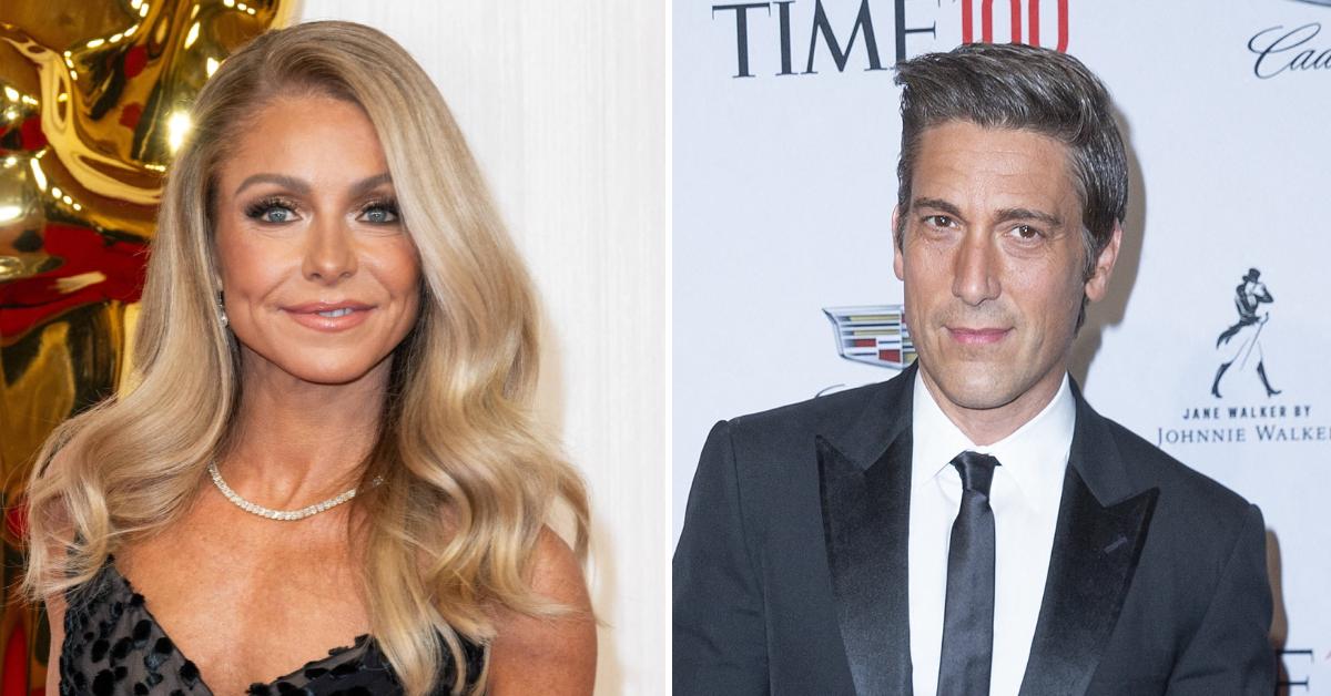 Photo of Kelly Ripa; picture of David Muir.