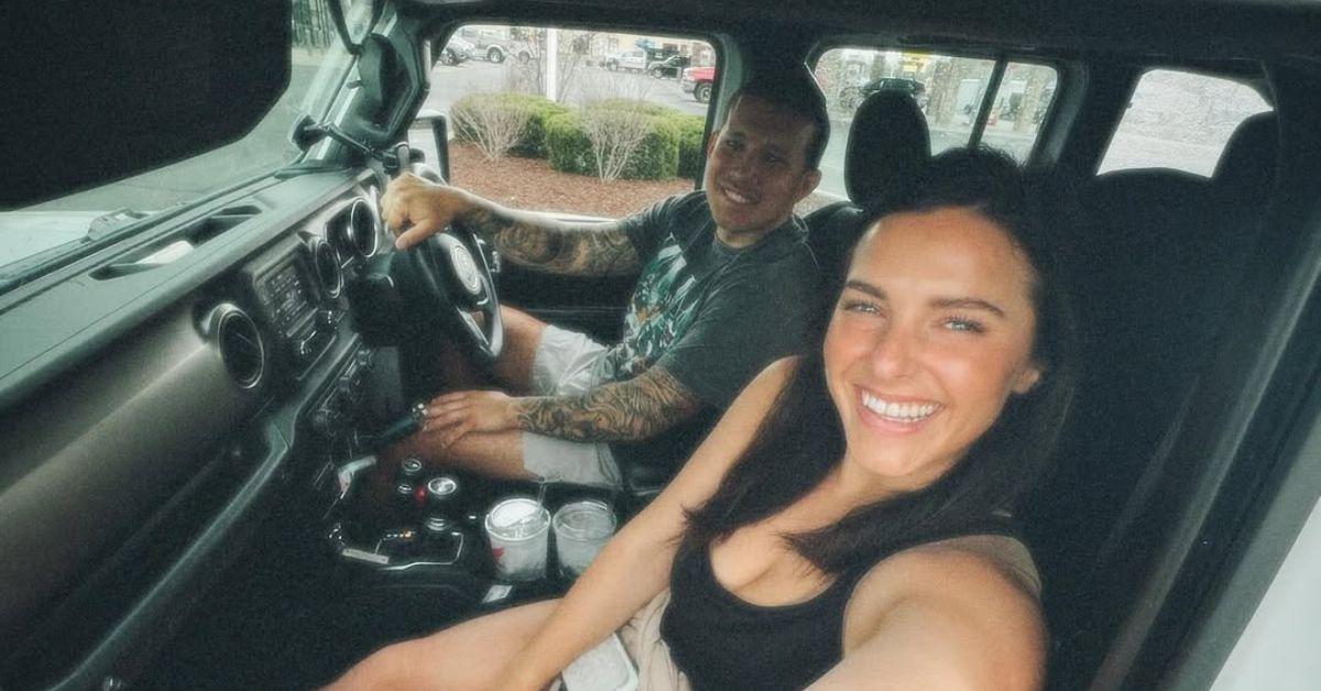 Photo of Javi Marroquin and Lauren Comeau
