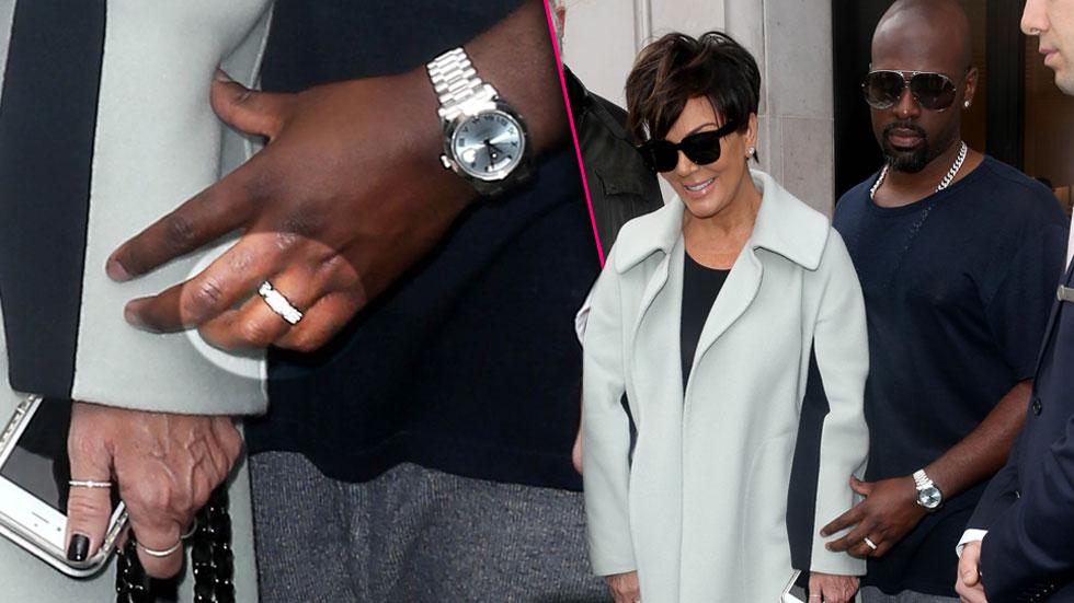 Married In Paris?! Corey Gamble Flashes Wedding Ring With Kris Jenner  During Fashion Week