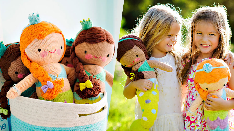 Cuddle kind knit dolls feed children in need