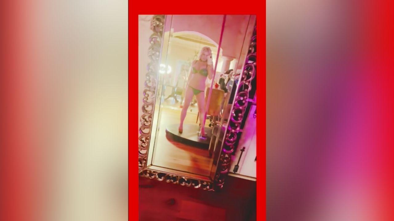 image of Britney Spears reflected on how performing changed throughout her career.
