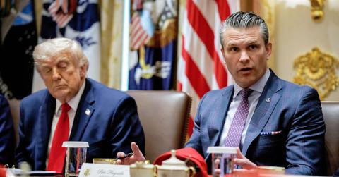 Donald Trump and Pete Hegseth