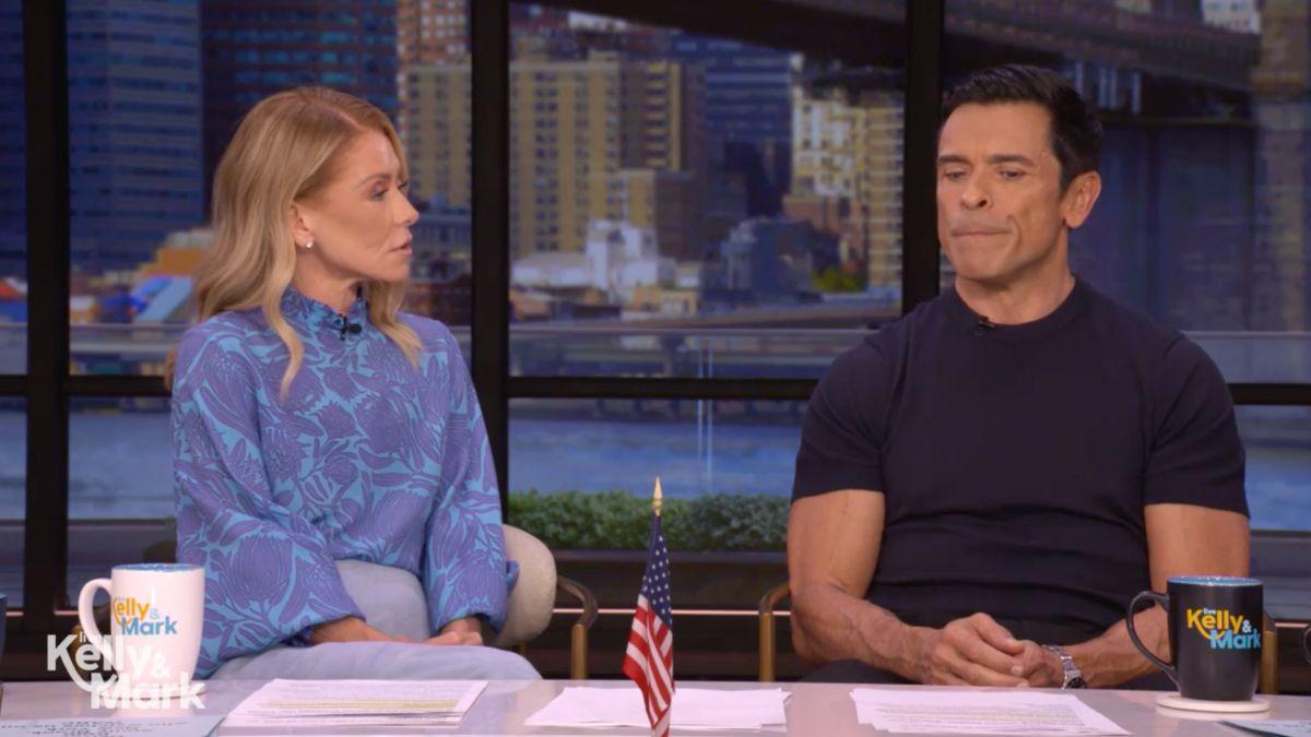 Image of 'The vibe was off, for sure,' Mark Consuelos said of the New York Knicks game.
